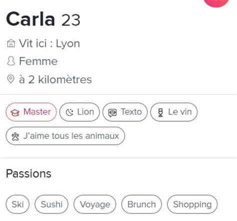 bio tinder femme|25 bio tinder pour homme et femme qui cartonnent